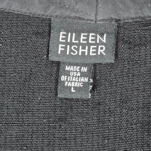 Eileen Fisher Full Zip Jacket Womens‎ Large Nylon Viscose Cotton Blend J33 - Picture 6 of 7